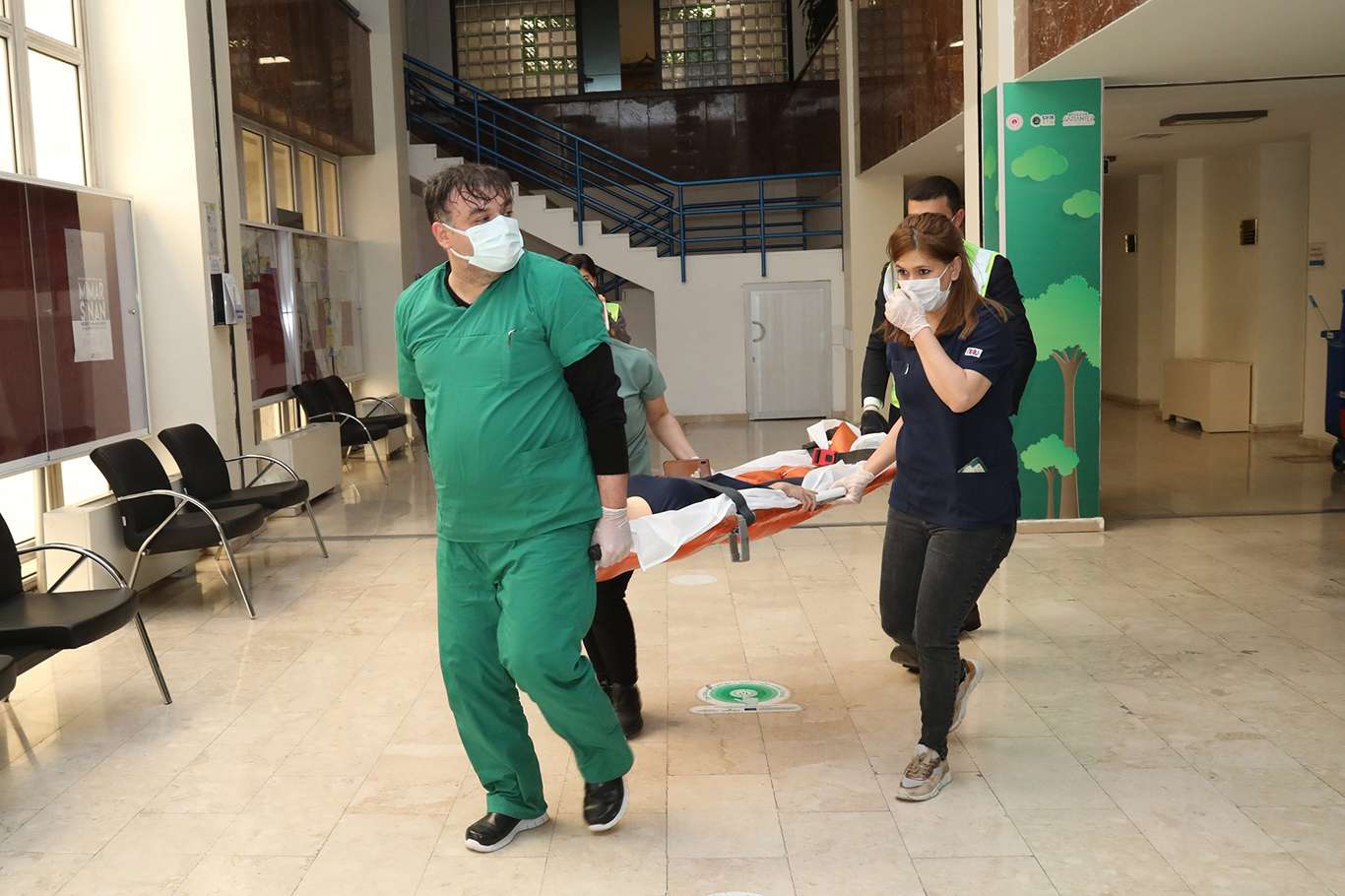 Gaziantep’te deprem tatbikatı yapıldı